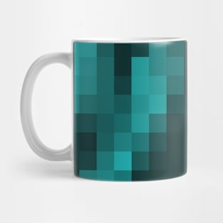 Pixels - turquoise Mug